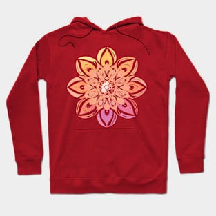 mandala Clamber drawingmandala Flutter stuffed Hoodie